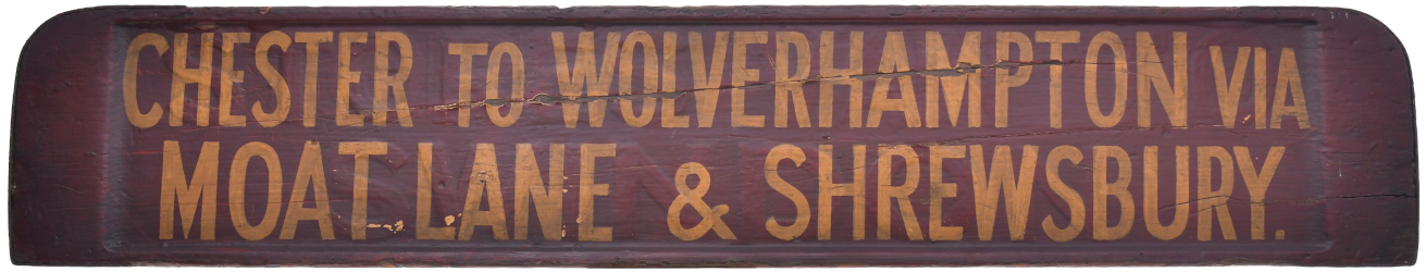 Reverse side image stores van route board
